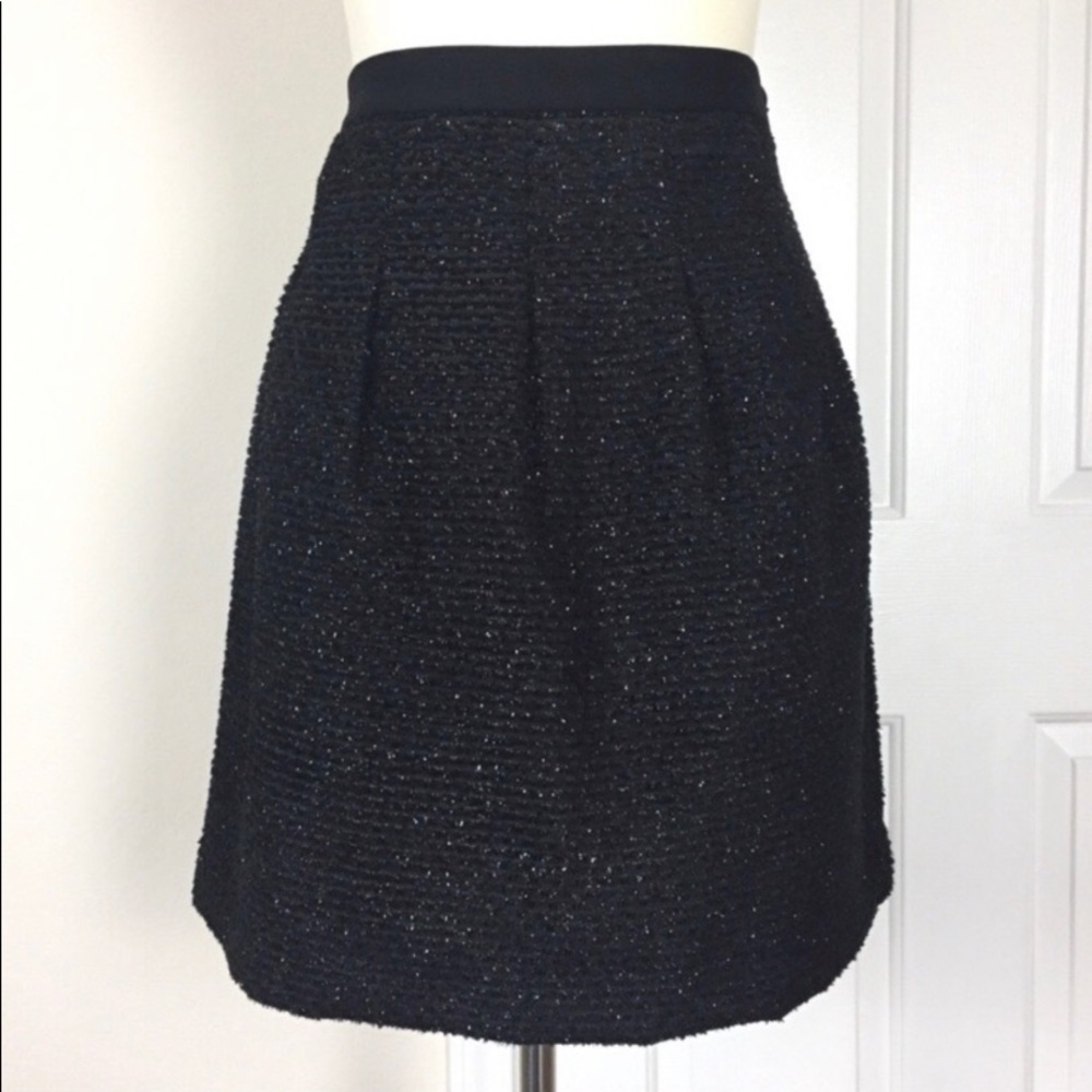LOFT Glitter Mini Skirt Size 6 - Picture 2 of 5